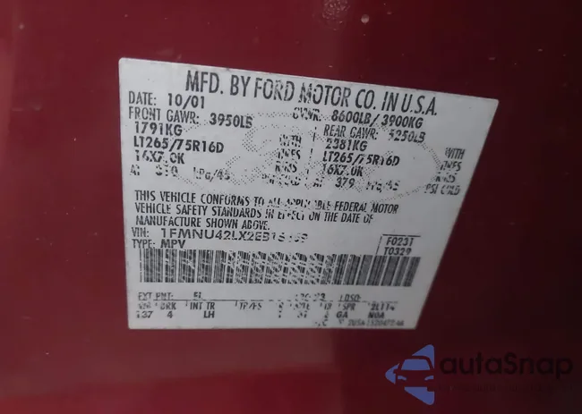 1FMNU42LX2EB16459: 44411161