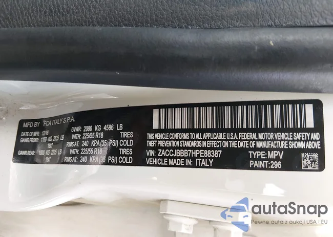 ZACCJBBB7HPE88387: 44410476