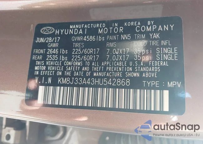 KM8J33A43HU542868: 44411829