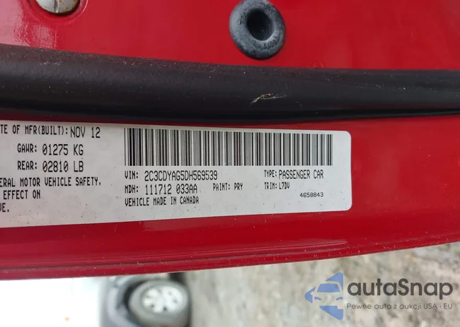 2C3CDYAG5DH569539: 44412065