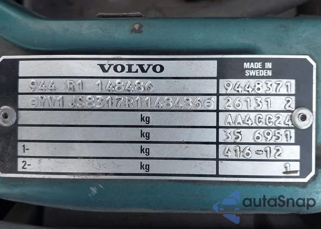 YV1JS8317R1148486: 44412110