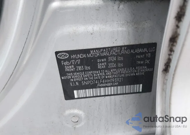 5NPD74LF4HH193921: 44412155