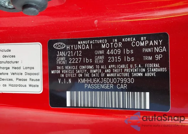 KMHHU6KJ6DU079930: 44412243