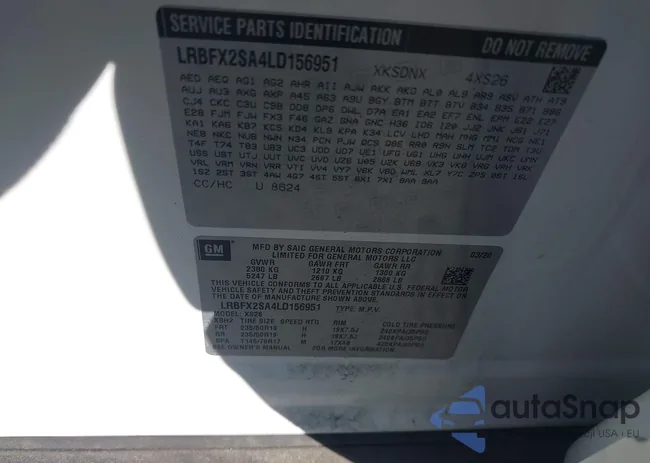 LRBFX2SA4LD156951: 44412250