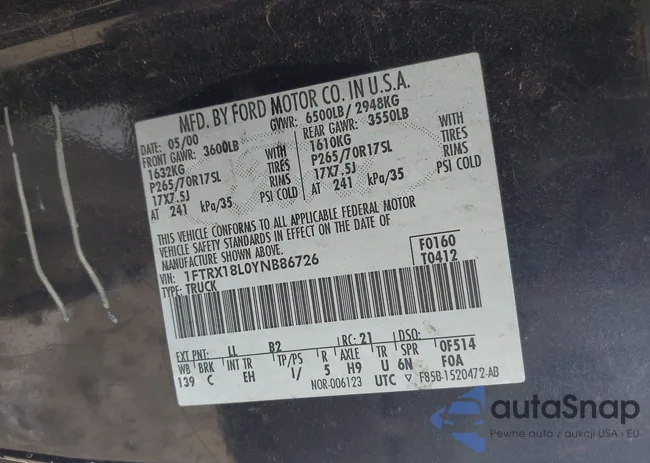 1FTRX18L0YNB86726: 44412304