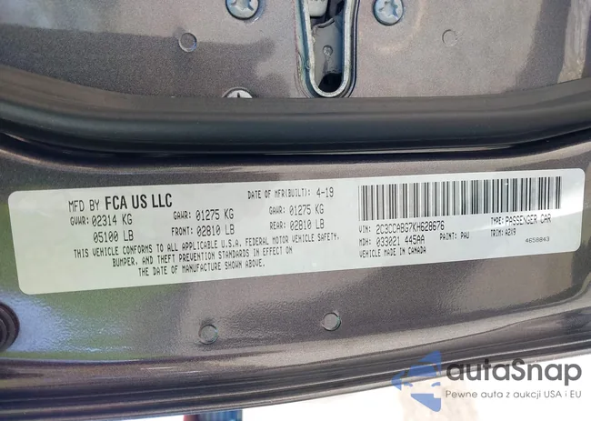 2C3CCABG7KH628676: 44412316