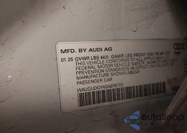 WAUGUDGY4SA075705: 44412329