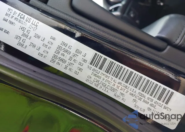 1C4RJFAG8JC152871: 44412426