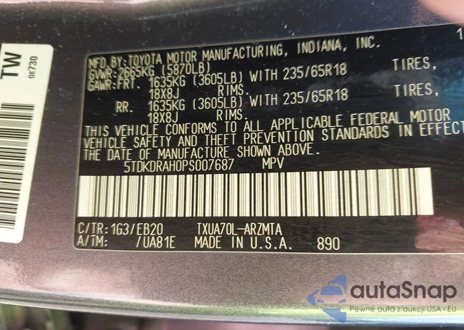 5TDKDRAH0PS007687: 44411452