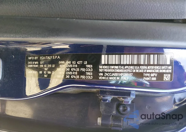 ZACCJABB1HPG66157: 44413041