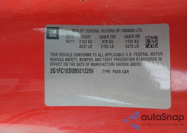 2G1FC1ED0B9212269: 44413050