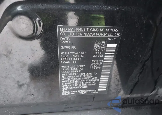 KNMAT2MV3FP586416: 44413269