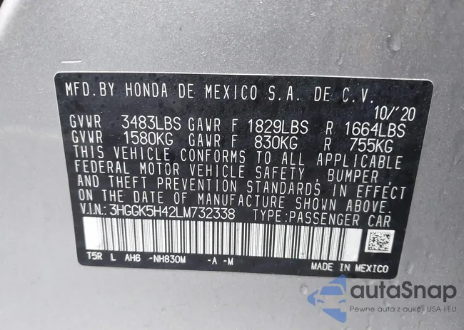 3HGGK5H42LM732338: 44413275