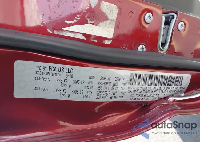 1C4PJMLB5KD199168: 44413413