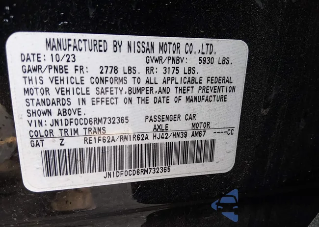 JN1DF0CD6RM732365: 44413416