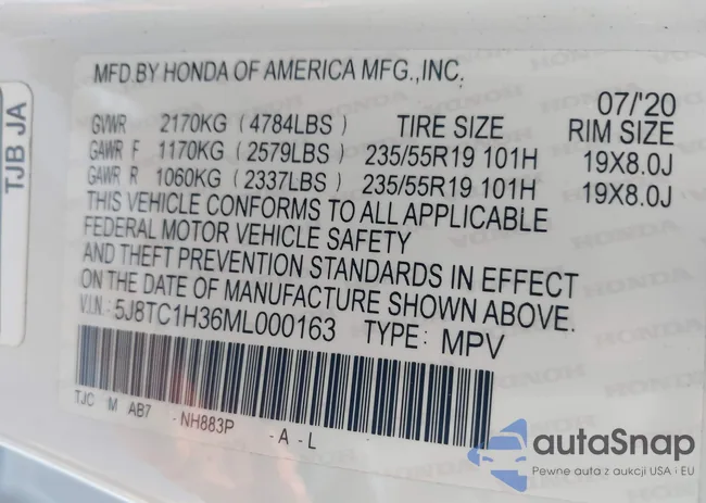 5J8TC1H36ML000163: 44412594