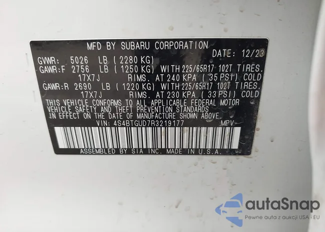 4S4BTGUD7R3219177: 44412632