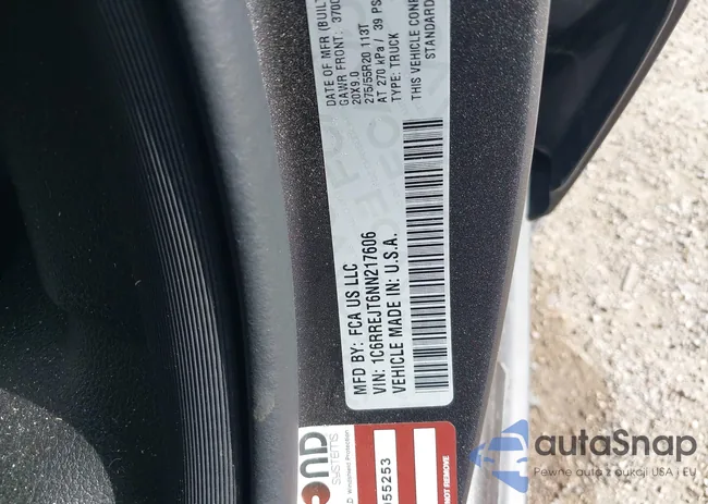 1C6RREJT6NN217606: 44412711