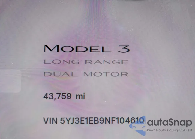 5YJ3E1EB9NF104610: 44412769