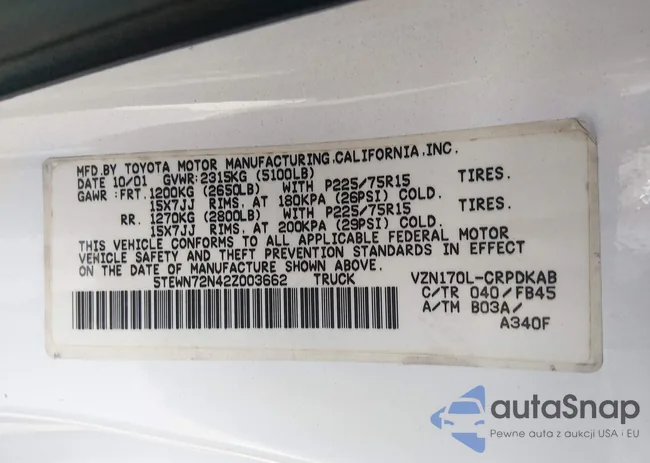 5TEWN72N42Z003662: 44413865