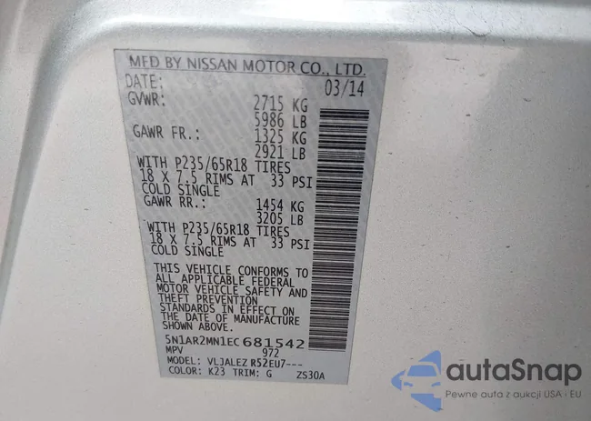 5N1AR2MN1EC681542: 44413458