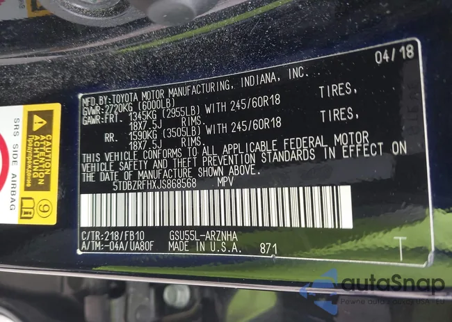 5TDBZRFHXJS868568: 44413701