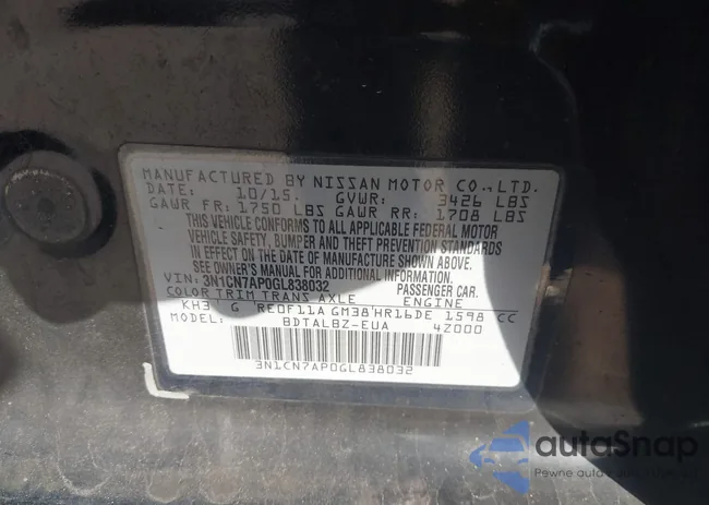 3N1CN7AP0GL838032: 44415191