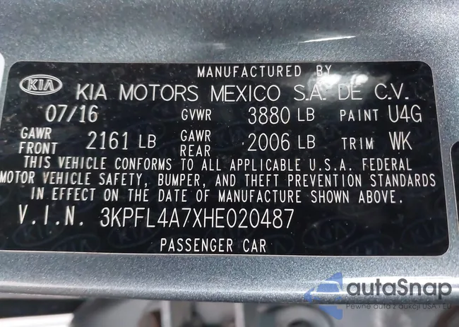 3KPFL4A7XHE020487: 44415194