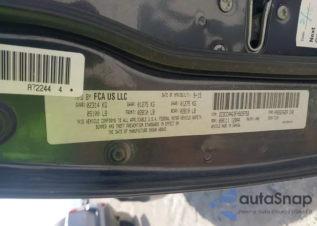 2C3CCAAG3FH929758: 44415428