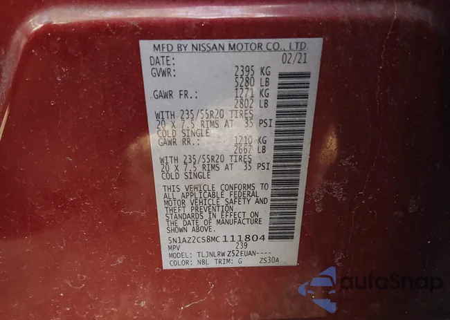 5N1AZ2CS8MC111804: 44414462