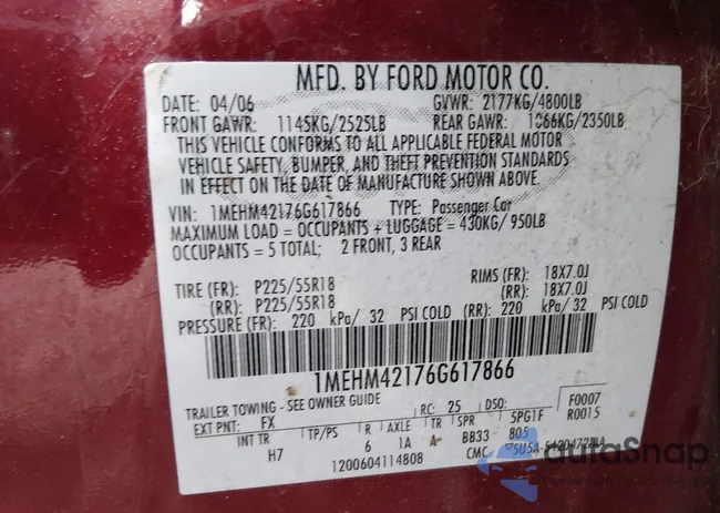 1MEHM42176G617866: 44415866