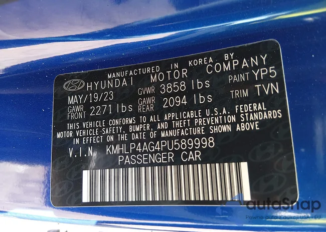 KMHLP4AG4PU589998: 44415941