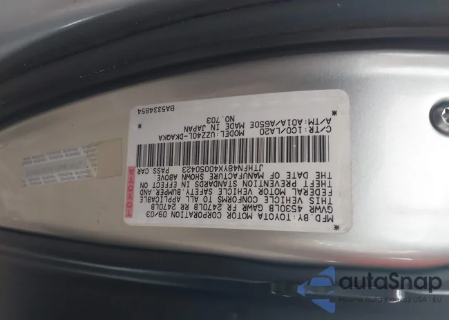 JTHFN48YX40050423: 44416099