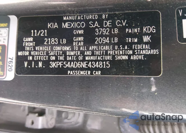 3KPF54AD6NE434815: 44416416