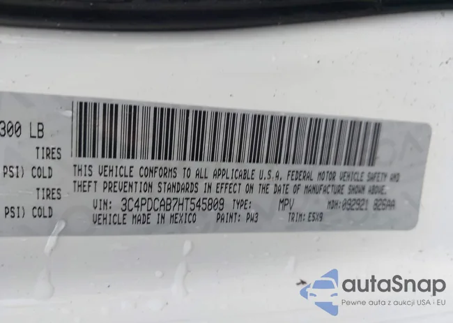 3C4PDCAB7HT545809: 44415618