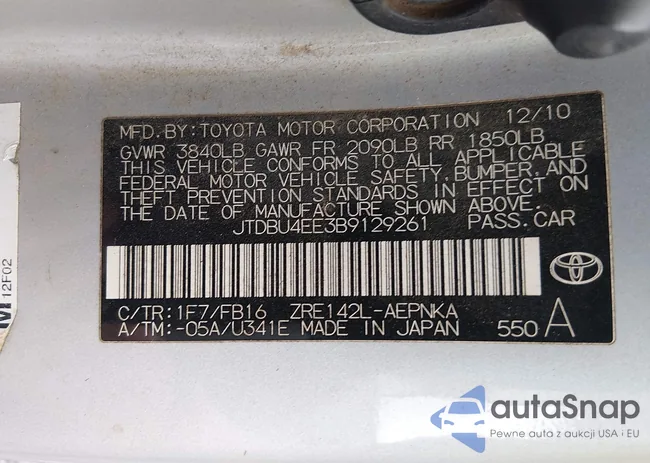 JTDBU4EE3B9129261: 44415743