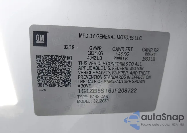 1G1ZB5ST6JF208722: 44416848