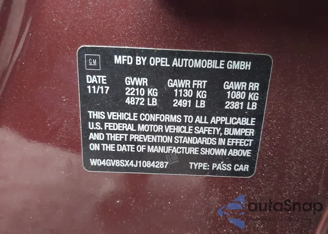 W04GV8SX4J1084287: 44417403