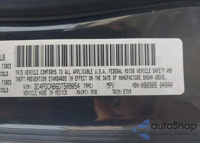 3C4PDCAB6DT509054: 44416577