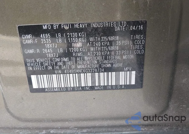 4S4BSANC6G3328734: 44416629