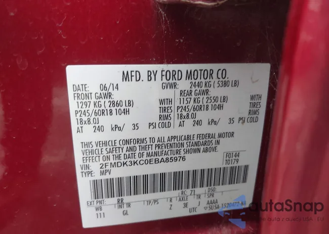 2FMDK3KC0EBA85976: 44416686