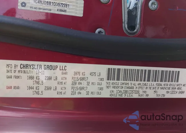 1C4NJDBB1CD572281: 44416752