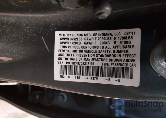 19XFB2F97CE312107: 44417923