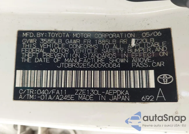 JTDBR32E560090084: 44418098