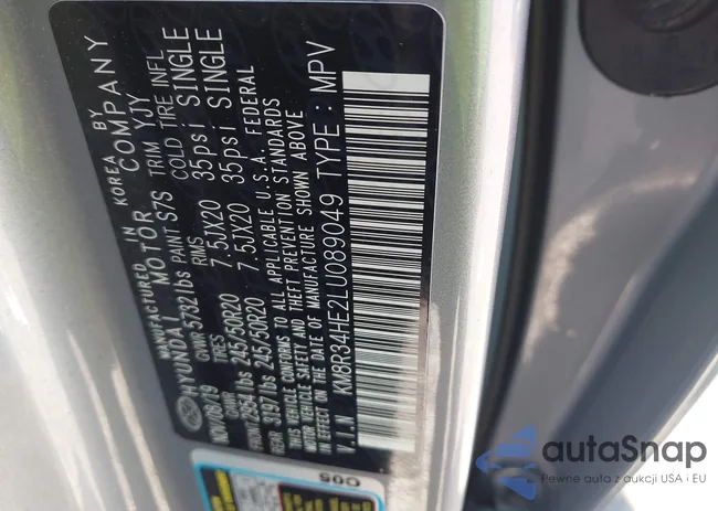 KM8R34HE2LU089049: 44418275