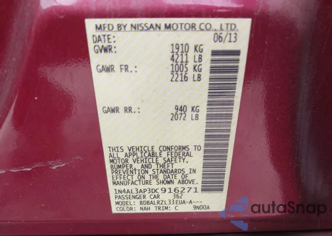 1N4AL3AP3DC916271: 44418321