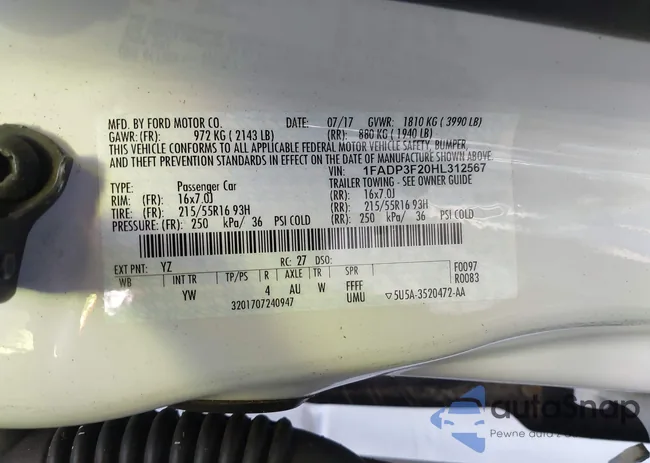 1FADP3F20HL312567: 44417534