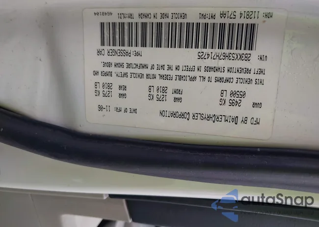 2B3KK53H67H714725: 44417740