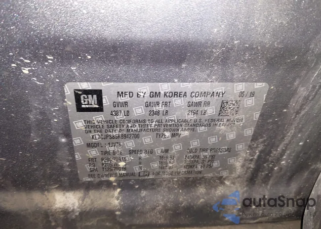 KL7CJPSB5KB942700: 44418933