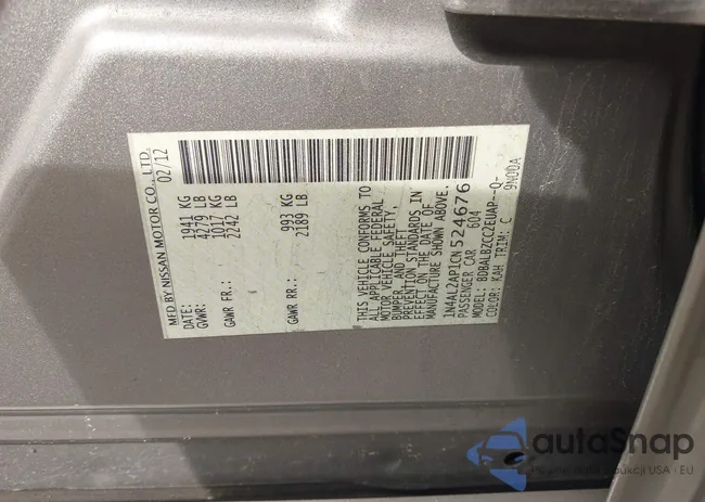 1N4AL2AP1CN524676: 44418952